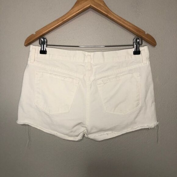 J Brand  Cutoff Denim Shorts, Vixen White - Picture 7 of 10